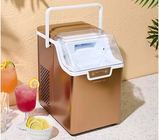 Henning Lee 27-lb 5 Minute Nugget Ice Maker w/ Scoop - QVC.com | QVC