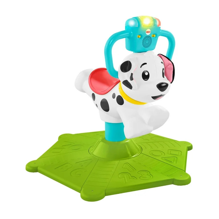 Fisher-Price Bounce and Spin Interactive Puppy with Lights and Sounds - Walmart.com | Walmart (US)