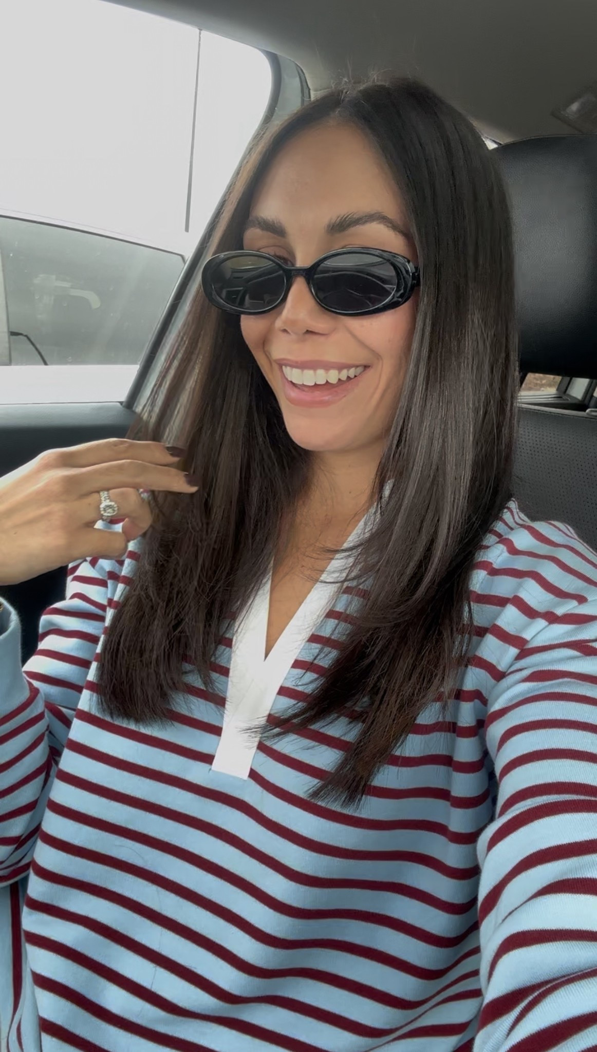 Rugby collar stripped top ✨

#LTKmomlife #LTKootd #LTKStyleTip