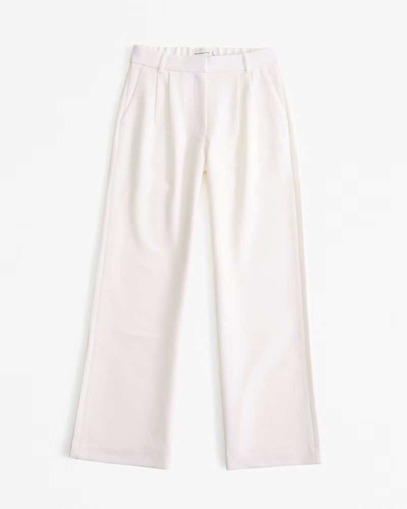 A&F Sloane Low Rise Tailored Pant | Abercrombie & Fitch (US)