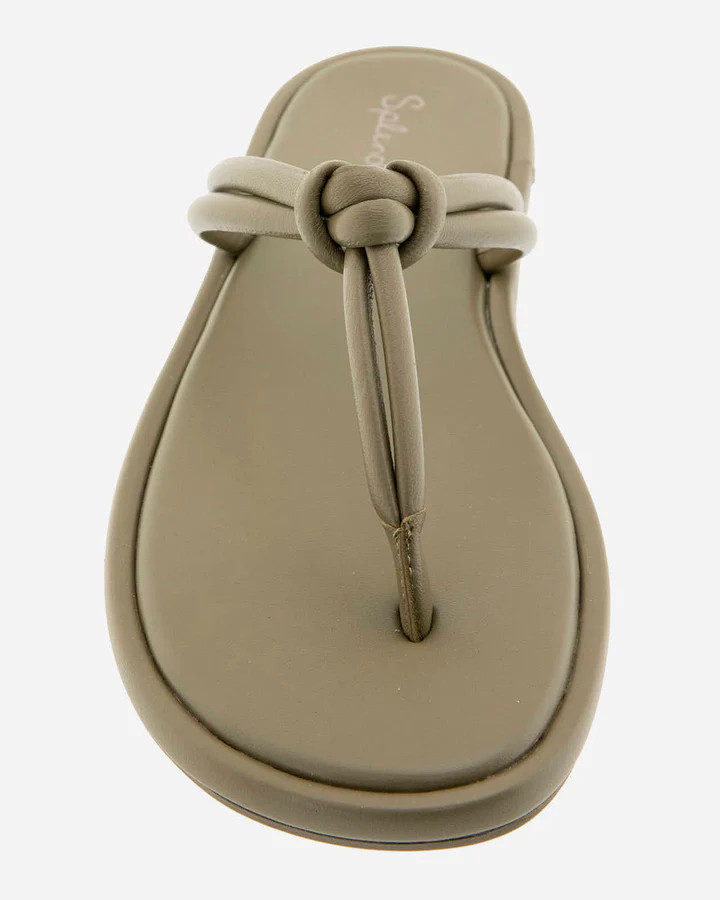 Fedora Leather Sandal in Olive | Splendid