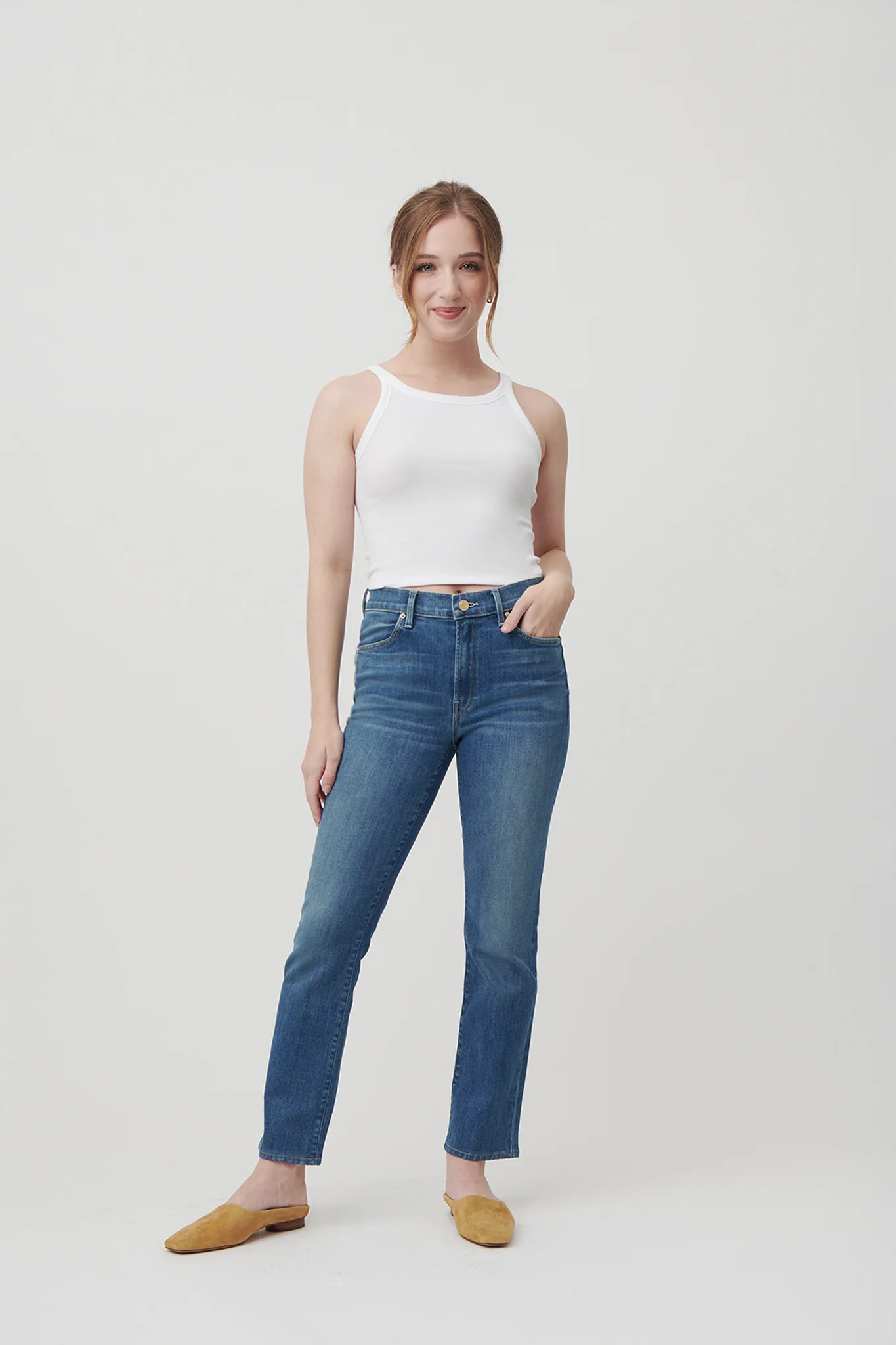 The Melrose Straight Denim | Moonlit Ocean | elims denim