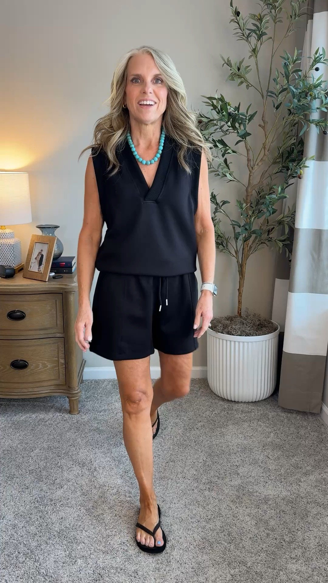 Wearing XS top and small shorts. They also have maxi dresses that are so cute and comfy.

#LTKootd #LTKmomlife #LTKOver40