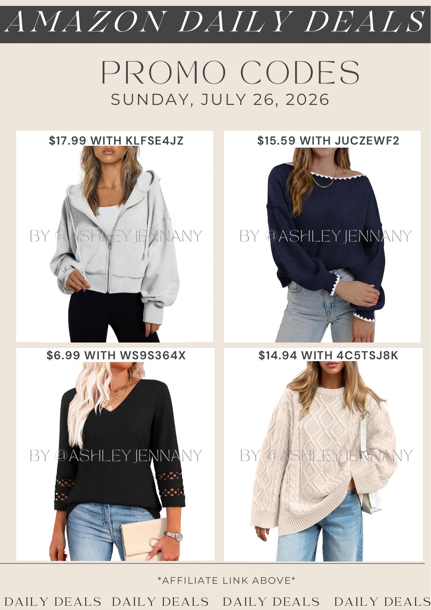 Amazon deals

#LTKSeasonal #LTKMidsize #LTKSaleAlert