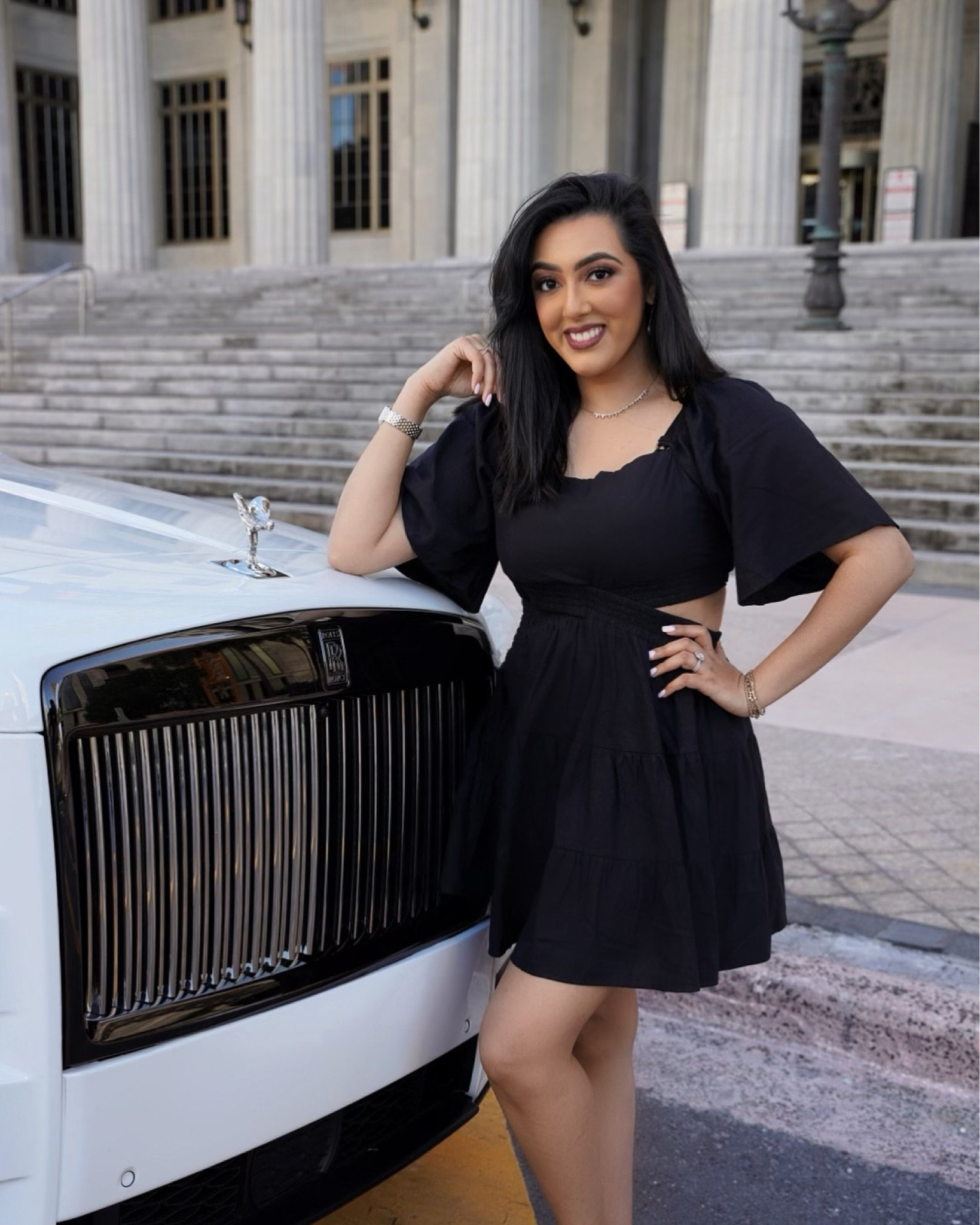 Black dress short sleeve Amazon summer spring casual work classy miami 

#LTKunder50 #LTKworkwear #LTKstyletip