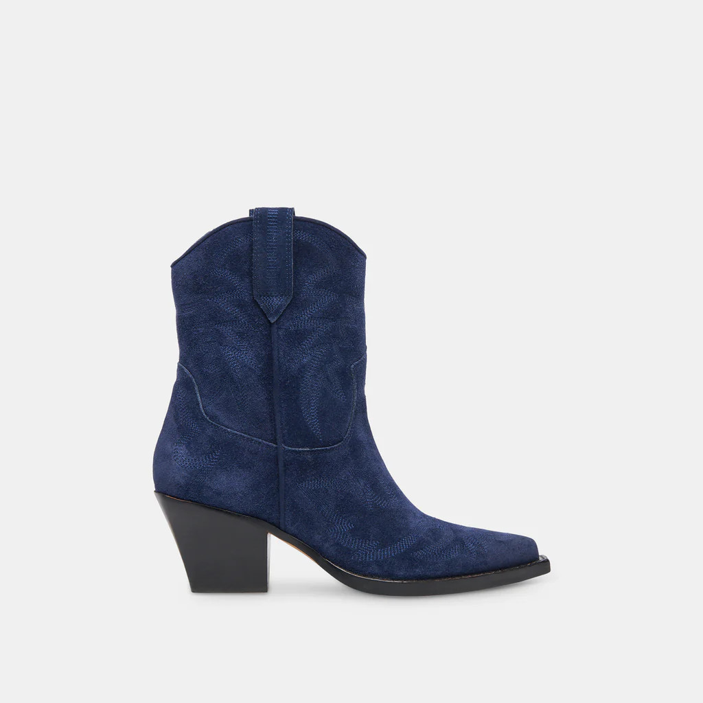 RUNA BOOTS ROYAL BLUE SUEDE | DolceVita.com