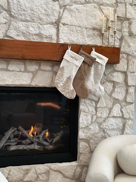The cutest personalized stockings! From pottery barn 