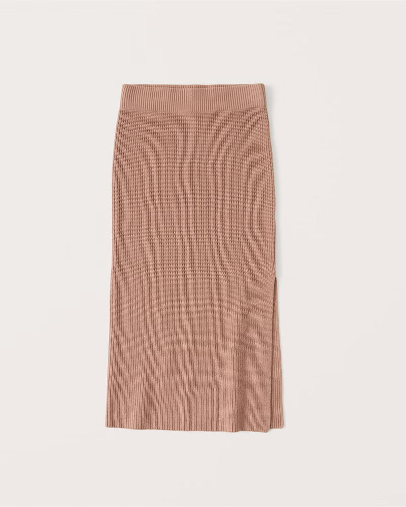 Women's 90s Sweater Midi Skirt | Women's Bottoms | Abercrombie.com | Abercrombie & Fitch (US)