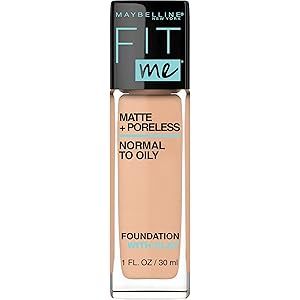 Maybelline New York Fit Me Matte + Poreless Liquid Oil Free Foundation Makeup, 130 Buff Beige | Amazon (US)