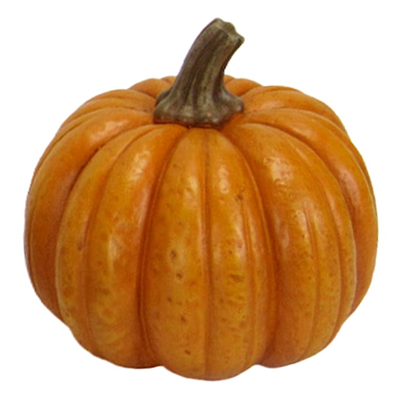 Orange Resin Pumpkin, 5" | At Home