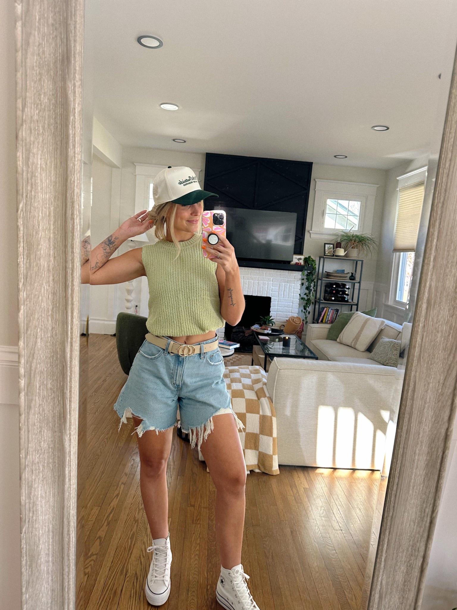 Spring fits are in full swing!!! Top and shorts are on sale! Wearing a small in the top and 26 regular in the shorts! 

#LTKSaleAlert #LTKSpringSale