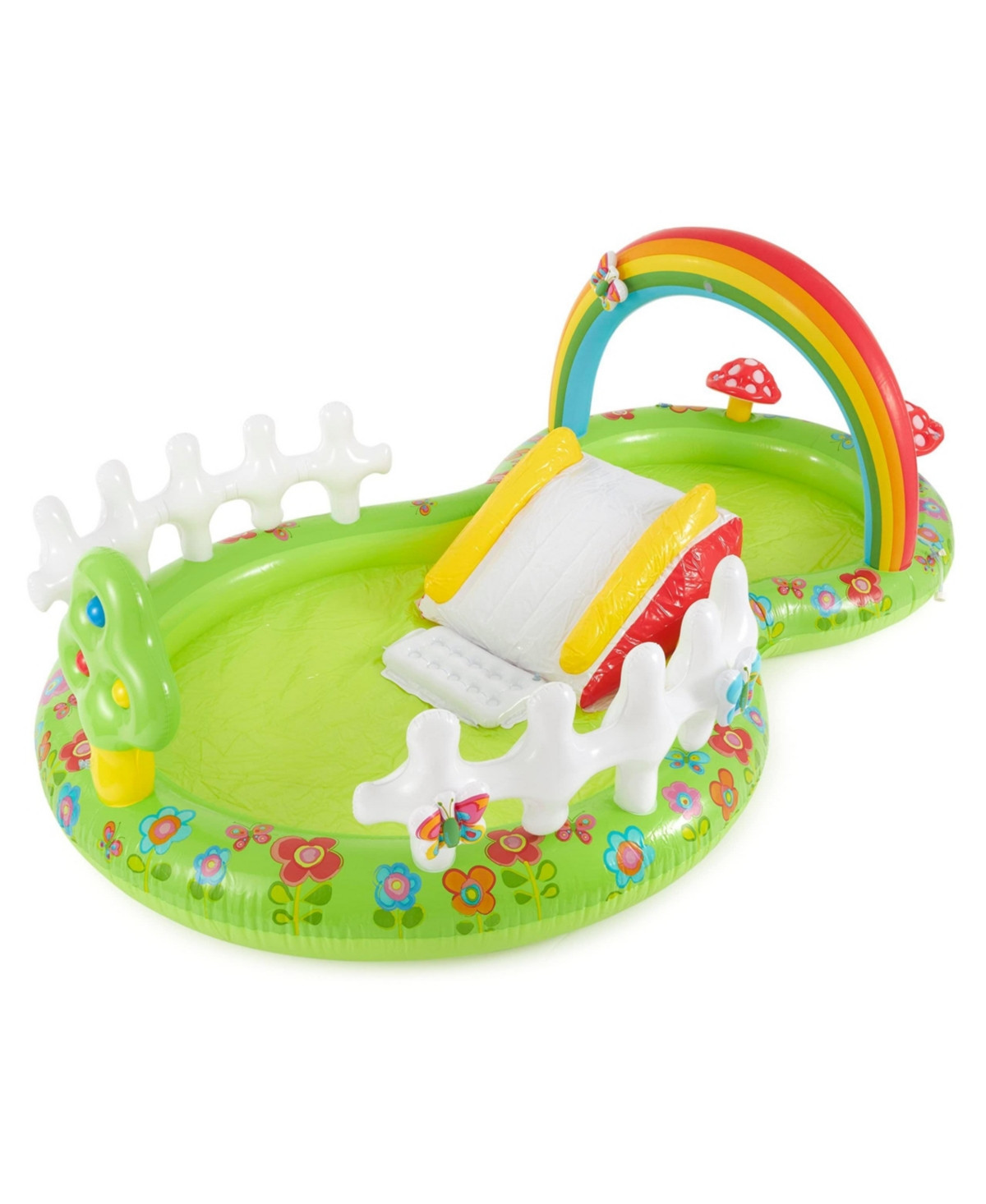 Gnuadz Inflatable Kiddie Pool Water Sprayer Slide Splash Pad Kids Outdoor Play - Multicolor | Macy's