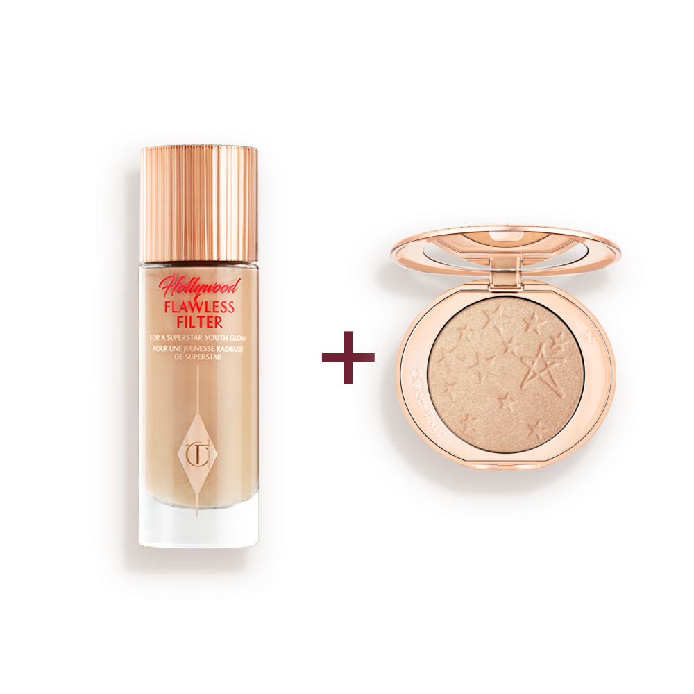 Hollywood Flawless Filter & Glow Glide Highlighter Duo: 50% Off | Charlotte Tilbury | Charlotte Tilbury (UK) 