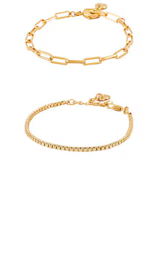 Ainsley Bracelet Set in Gold | Revolve Clothing (Global)