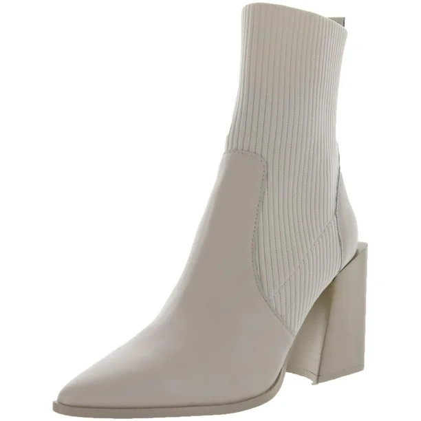 Steve Madden Womens Tackle Leather Pointed Toe Ankle Boots - Walmart.com | Walmart (US)