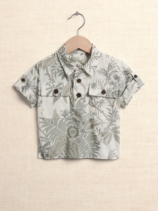 Baby Organic Cotton Safari Shirt | Banana Republic (US)