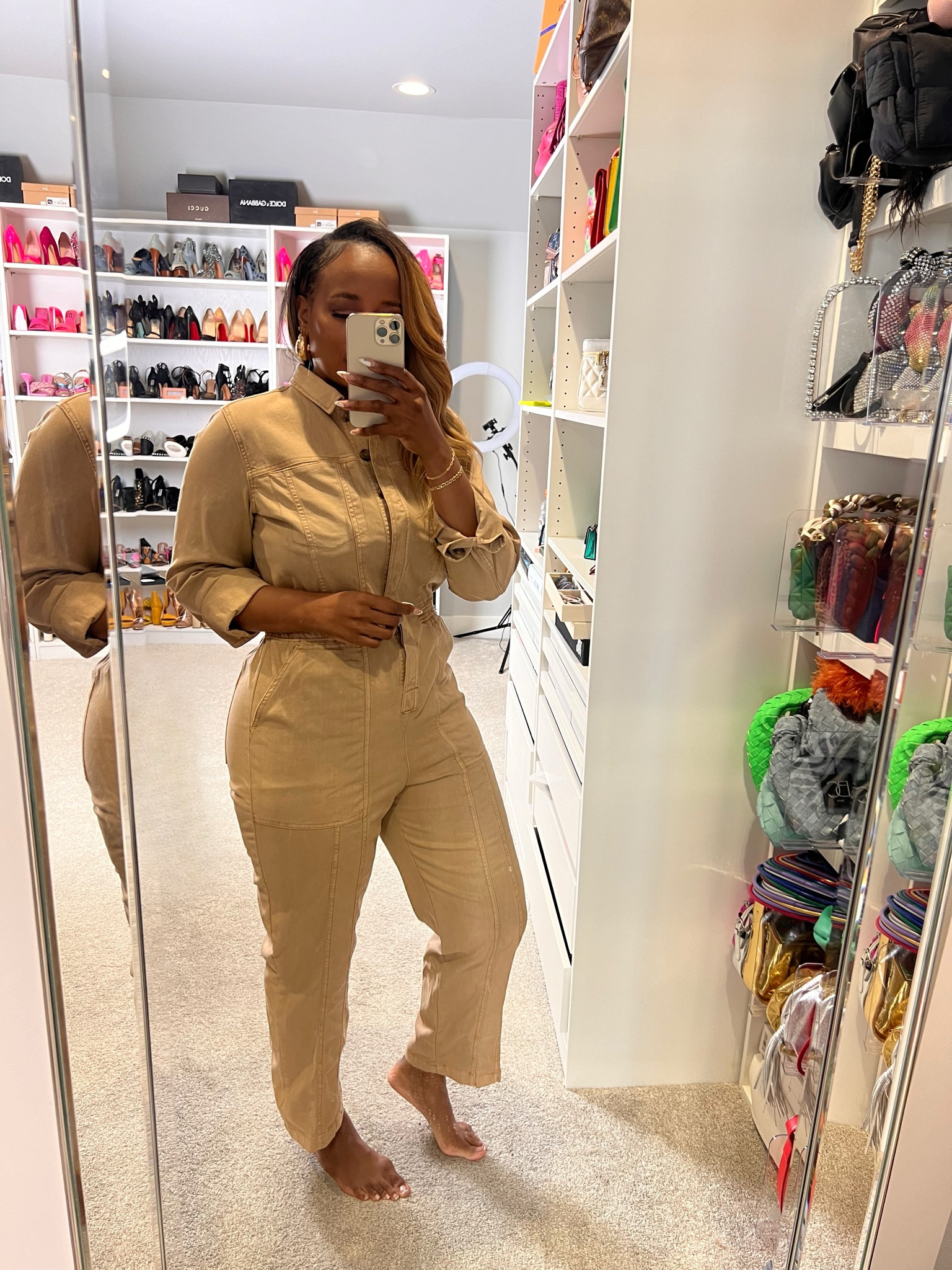 The perfect jumpsuit. Very stretchy and comfy. 

#LTKstyletip #LTKSeasonal