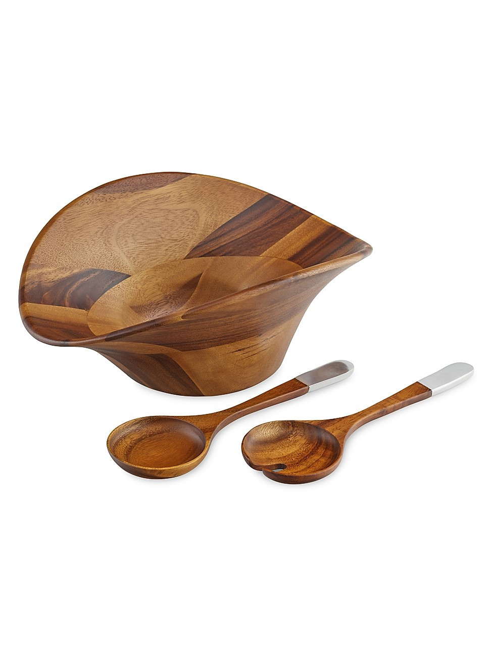 Ripple Salad Bowl with Servers Set | Saks Fifth Avenue