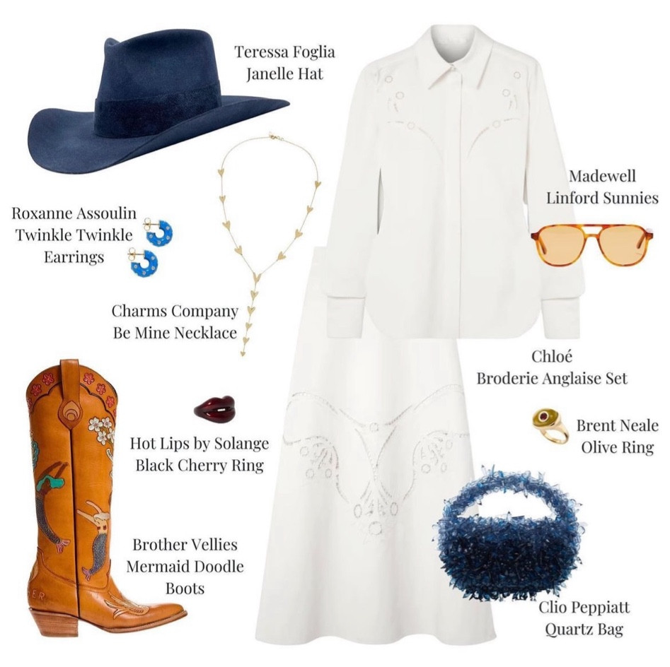 A fresh take on a classic western look! Love white for hot summer days 🤍

#LTKstyletip #LTKFind #LTKSeasonal