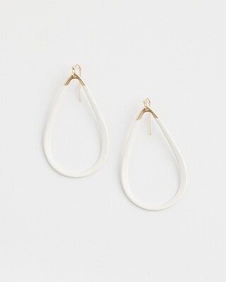 No Droop™ White Hoops | Chico's