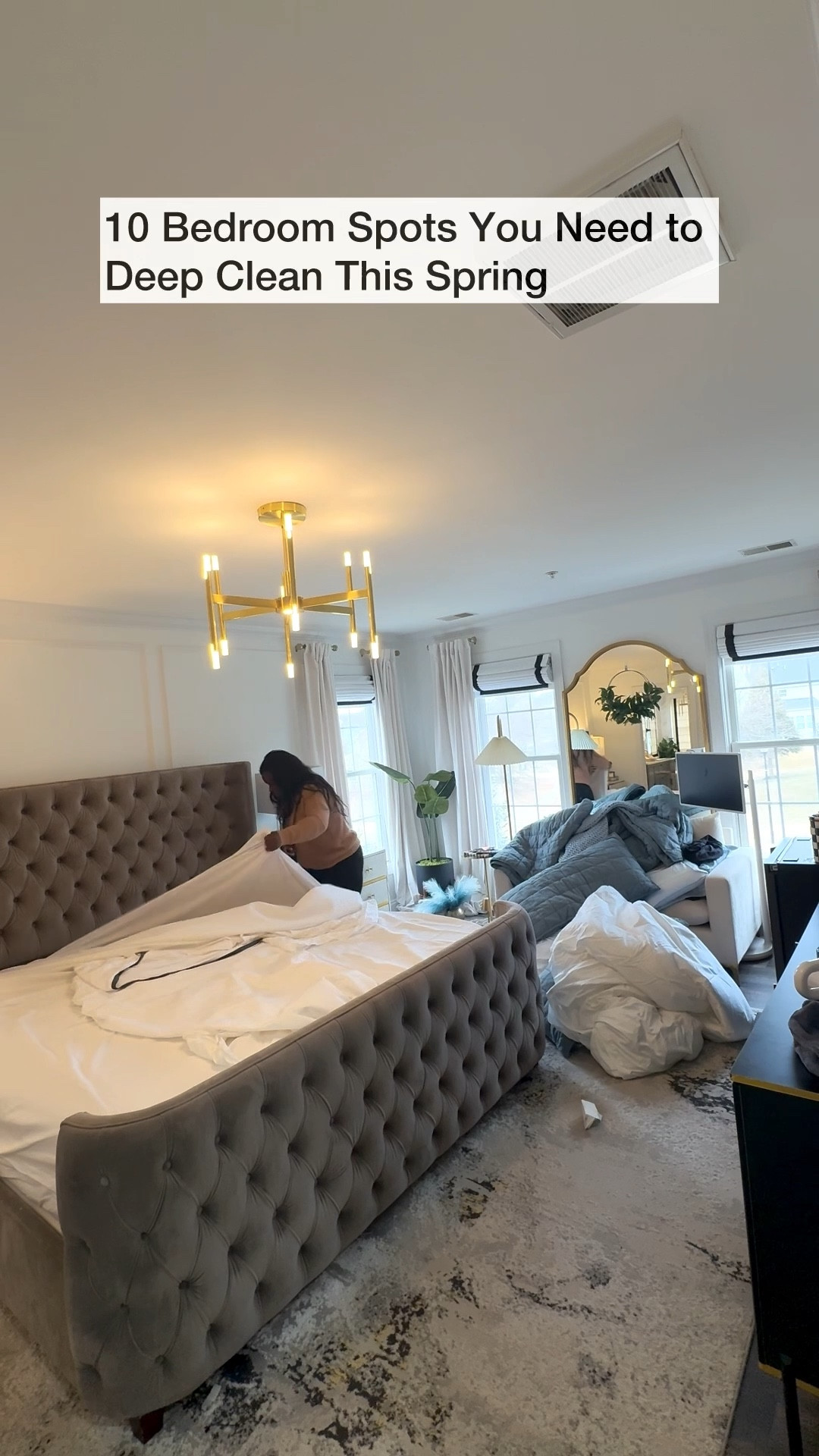 It’s that time of year, spring cleaning 🧼 This was my bedroom reset from last year and it might be time to do it again 😅 because I’ve been putting it off. Have you started spring cleaning? 

#LTKSeasonal #LTKHome #LTKvlog