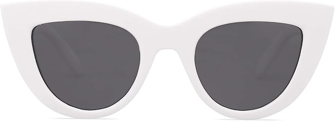 SOJOS Retro Vintage Cateye Sunglasses for Women UV400 Mirrored Lens SJ2939 | Amazon (US)
