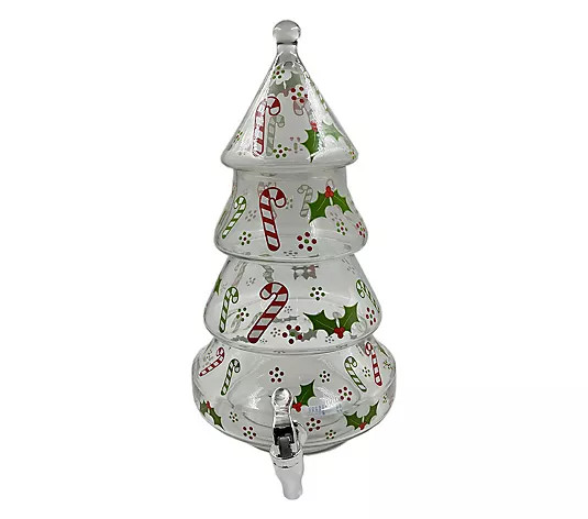 Temp-tations Seasonal 1-Gallon Tree Beverage Dispenser - QVC.com | QVC