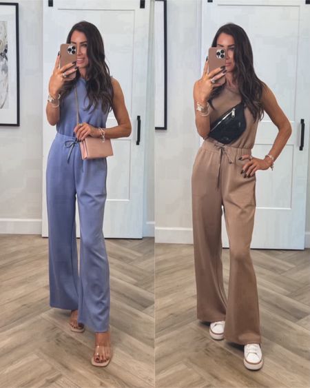 This jumpsuit reminds me of the incredible one from spanx but is on amazon.. for my taller girls it might run a little short .. I’m 5’5” and it’s the perfect length for sandals or sneakers 
Sz small
#ltku

#LTKstyletip #LTKSeasonal #LTKtravel