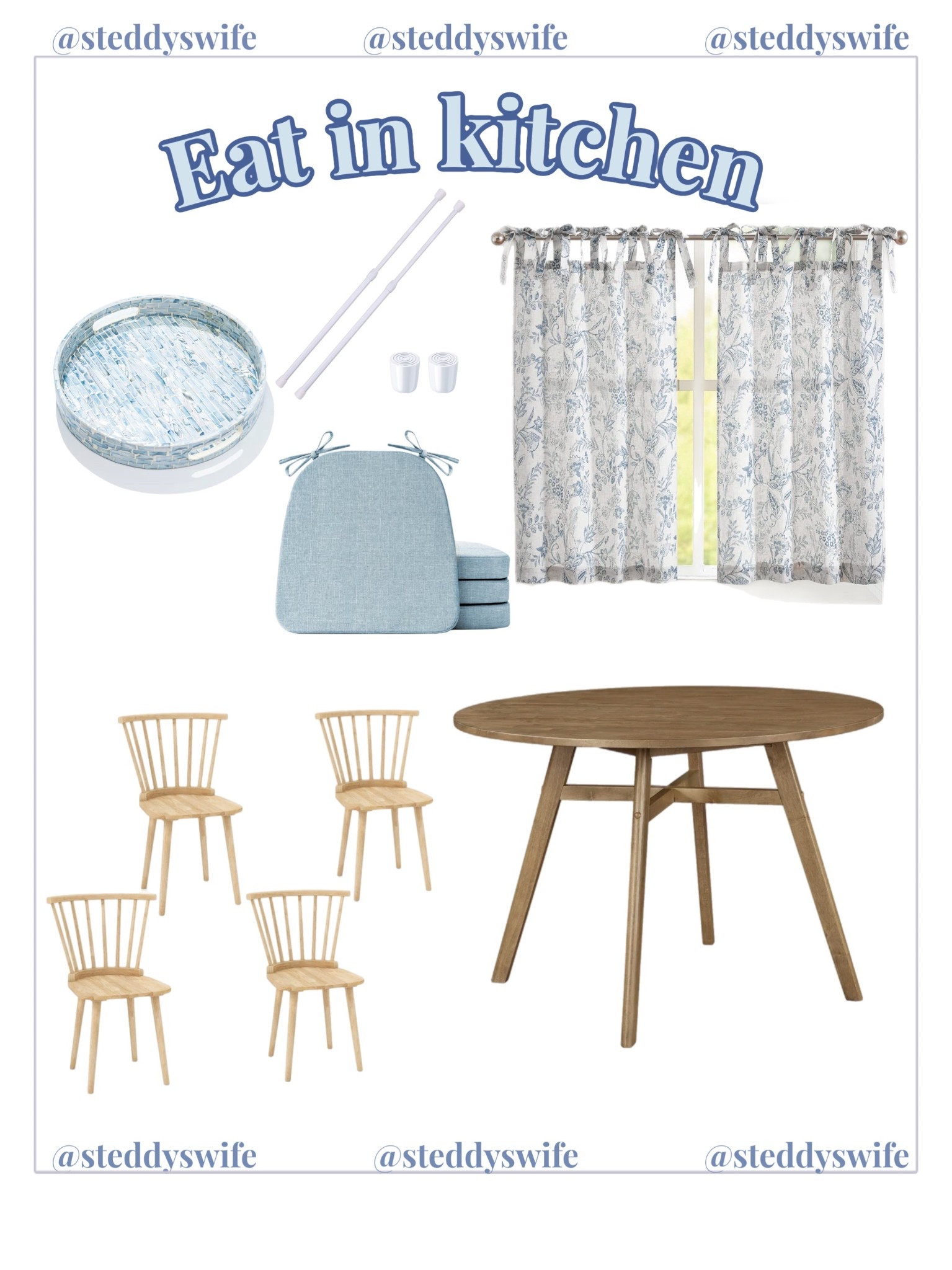 Eat in kitchen table and chairs