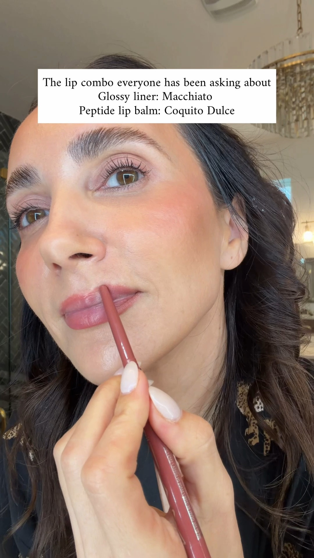 Glossy lip combo with a neutral brown lip liner and rosy mauve peptide lip balm for an easy everyday look.
Lip liner Macchiato
Lip balm Coquito Dulce

everyday lip combo, glossy lip combo, neutral lip look, lip liner, lip balm, glossy lips, mauve lips, beauty find, everyday makeup, fall makeup