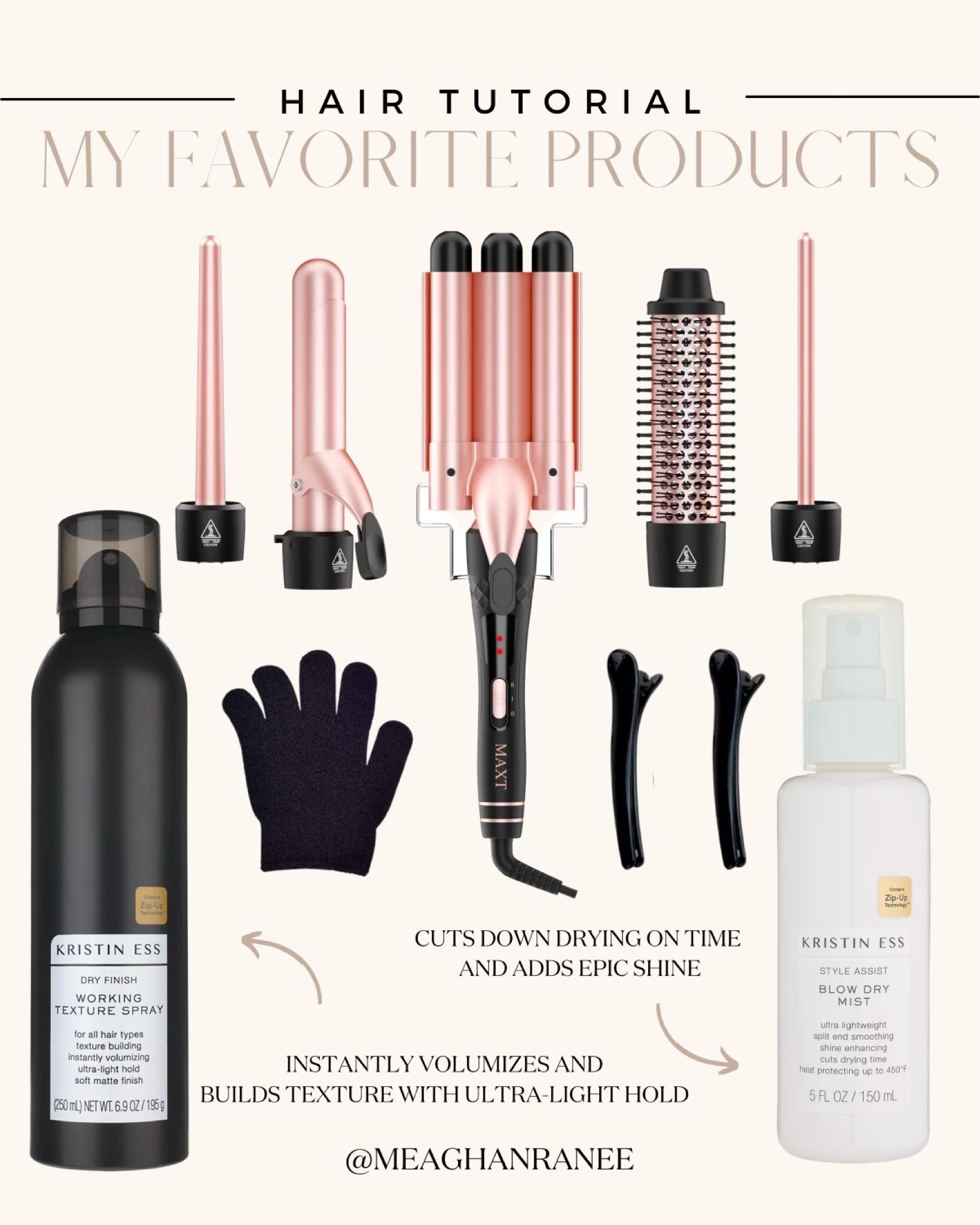 All my fave products for styling my hair! Walmart hot tool 5 in 1 currently on sale for $45!! 

#LTKFind #LTKbeauty #LTKunder50