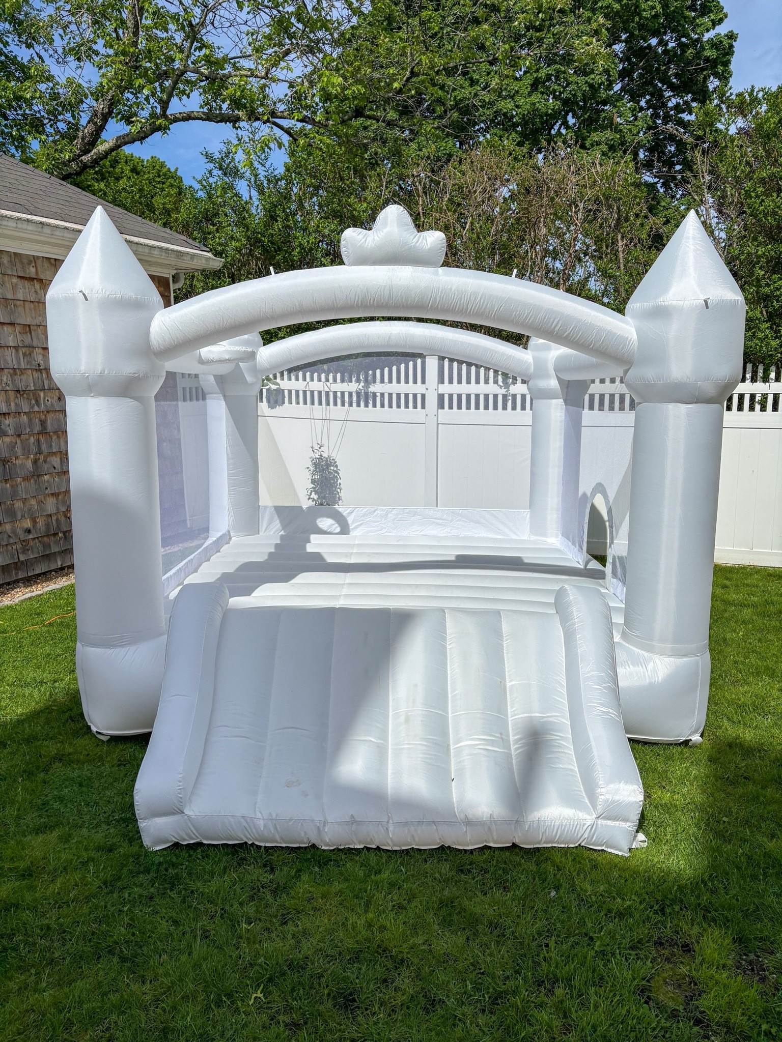 White Princess bouncy house! Perfect for a 1st birthday party and many more after!

#LTKmomlife #LTKBaby #LTKKids