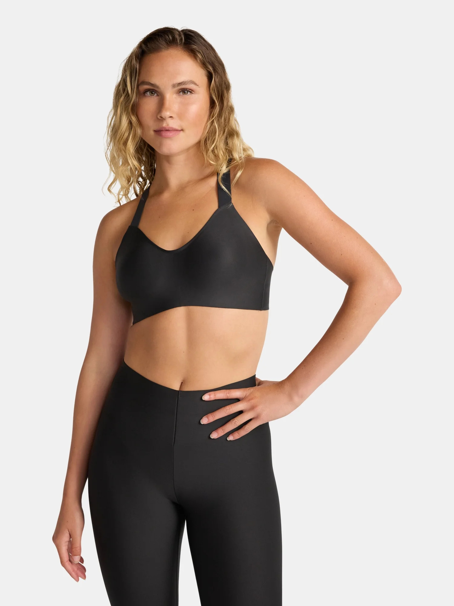 Avia Women's Bonded Shine Sports Bra, Sizes XS-XXXL - Walmart.com | Walmart (US)