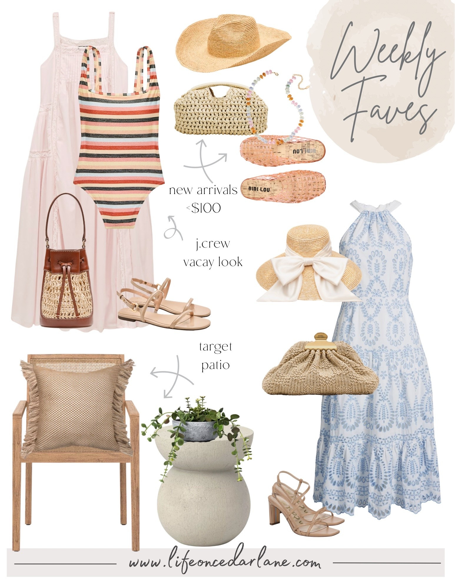 Weekly Faves- check out what we are loving! From new arrivals, sales, fashion and more! Loving this  vacay look, Nordstrom outfit & spring must haves under $100!


#LTKHome #LTKOver40 #LTKSaleAlert