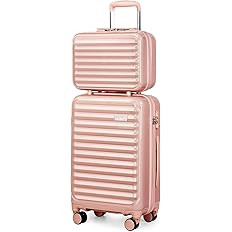 Coolife Luggage Suitcase expandable (only 28”) ABS+PC Spinner suitcase with TSA Lock carry on 2... | Amazon (US)