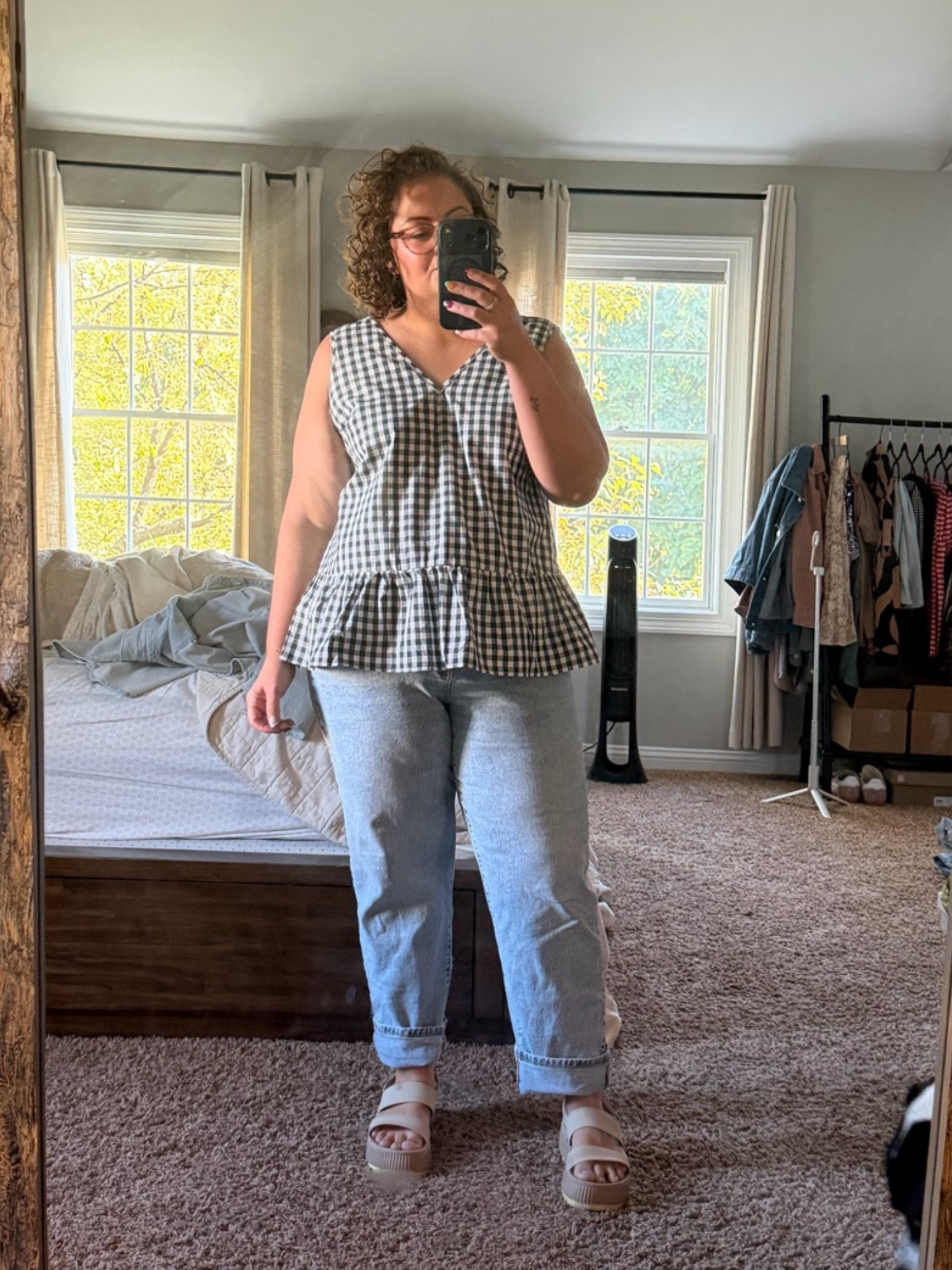 OOTD 🤍

Top 14/16 - 1X 
Jeans - older but linked similar options 

Bust 42  //  waist 39 //  hips 50  //  5’6”

#LTKootd #LTKmomlife #LTKMidsize