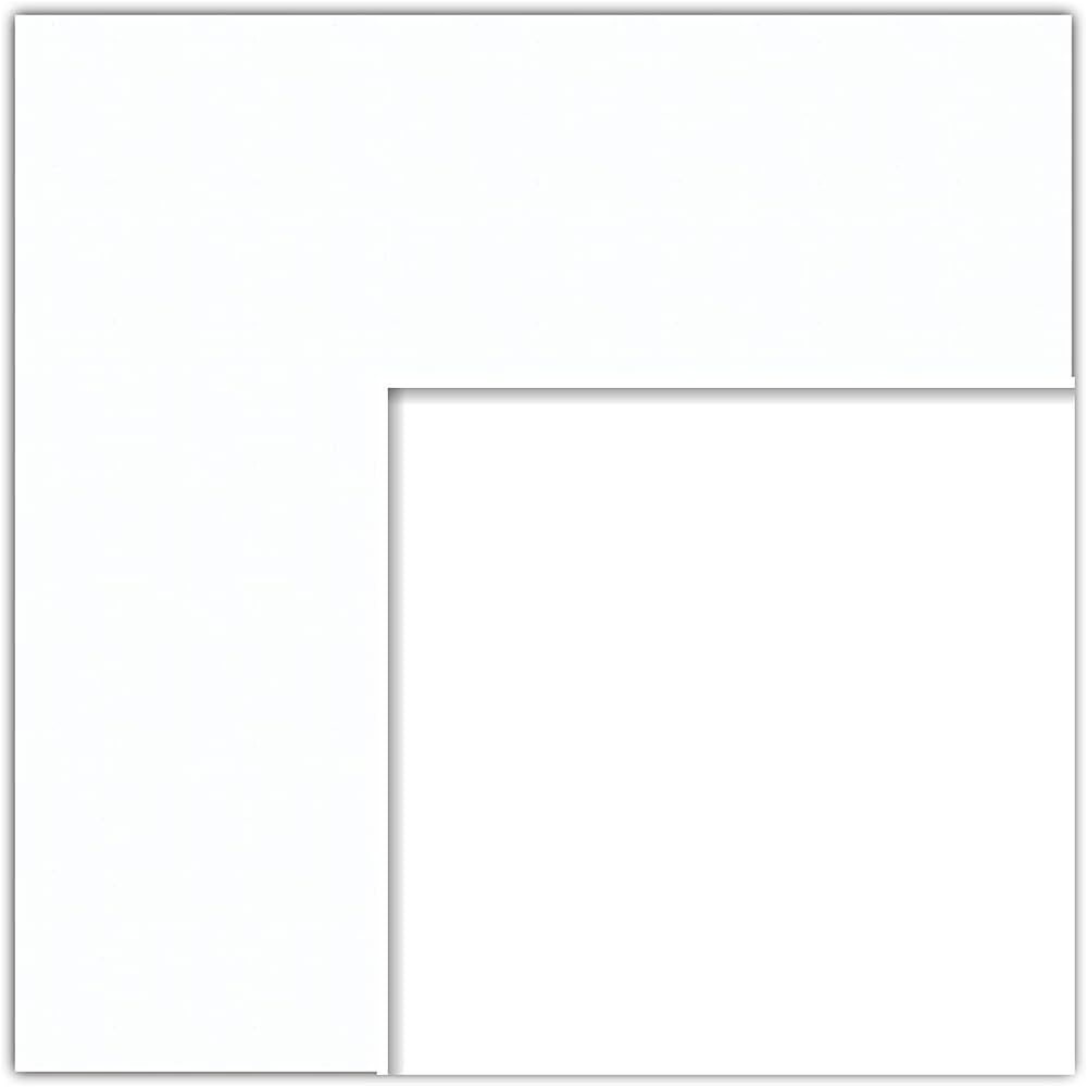 24x30 Smooth White / Super White Custom Mat for Picture Frame with 20x26 opening size (Mat Only, ... | Amazon (US)