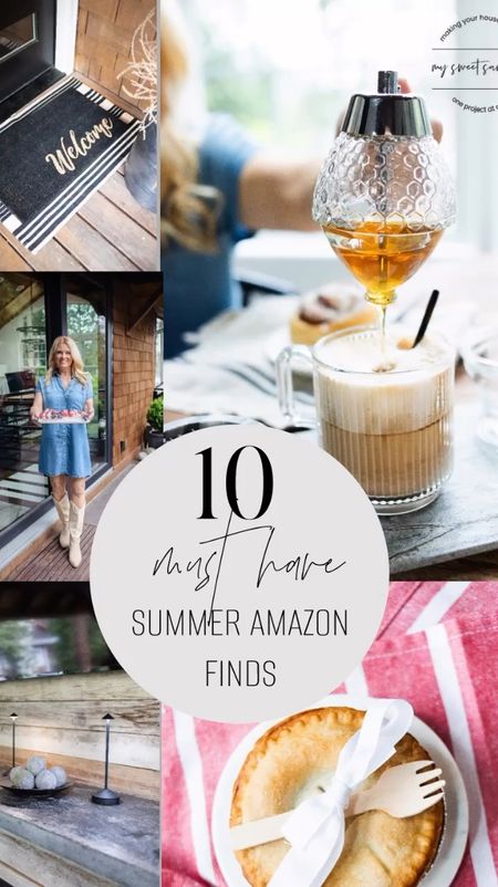 Summer must haves from Amazon! 
Get my 2024 finds here!
Dresses, clothing, home decor, kitchen accessories, juicer, coconut candle, gold watering can, festive stripes, denim, honey dispenser, kitchen gadgets, and more! 

#LTKSeasonal #LTKHome #LTKFindsUnder50