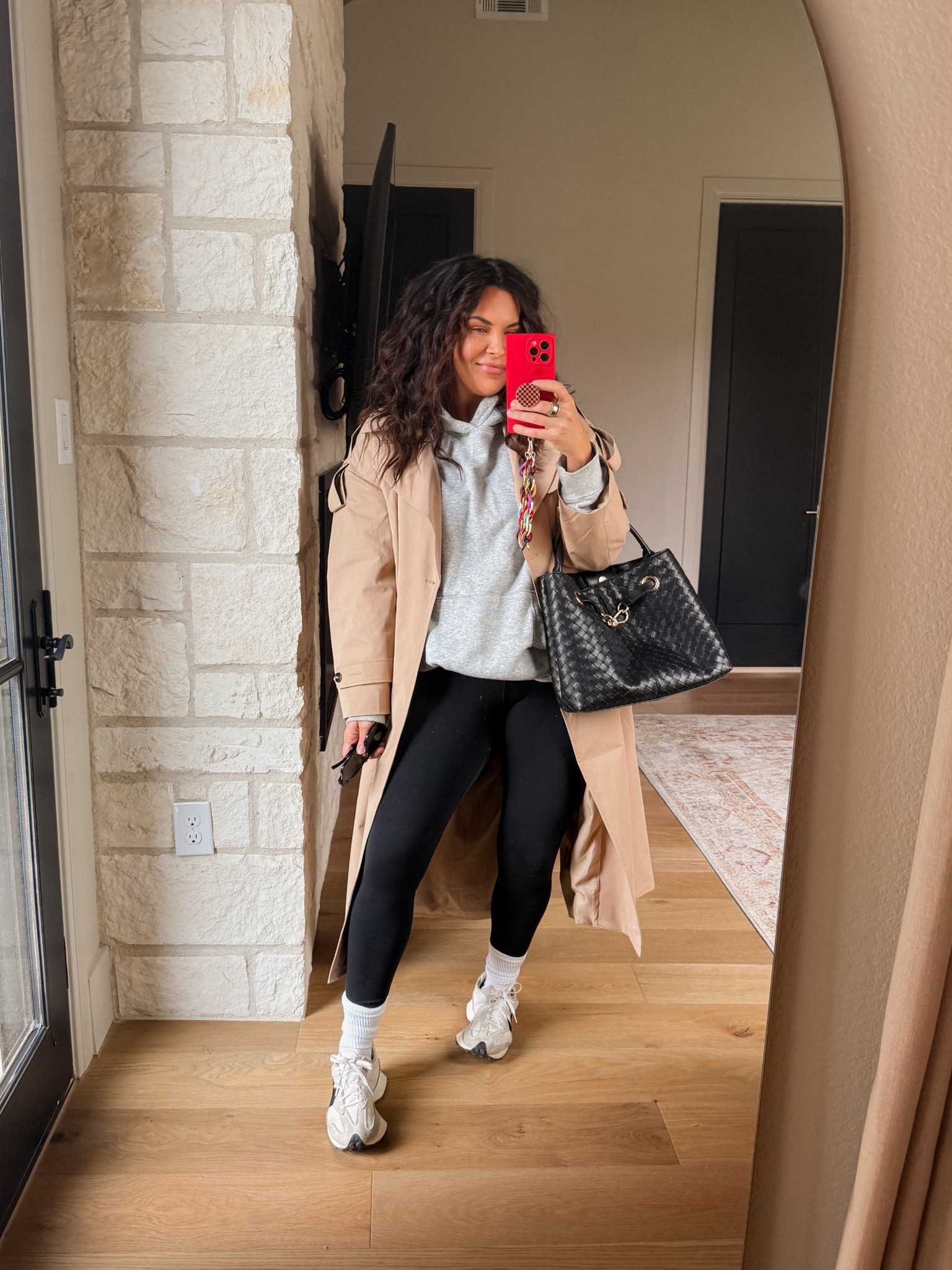 Comfy rainy day outfit 
Leggings: Large
Sweatshirt: XXL
Trench: XL (oversized)
Sneakers: TTS (LOVE THESE! I’m getting more colors!)


#LTKStyleTip #LTKMidsize #LTKFindsUnder50