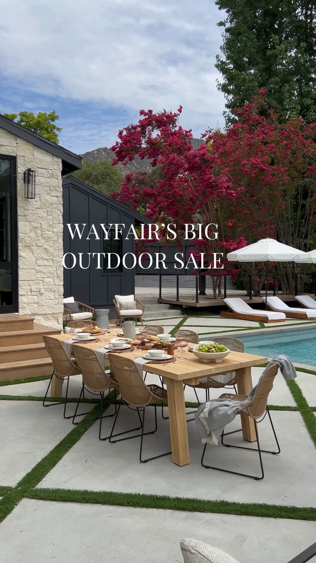 I can’t believe it. It’s almost summer! The sun loungers have lasted three seasons already and looked just as good as when I first receive them. The umbrella side table is such a GameChanger and looks brand new still and I’ve had it over a year. Wayfair is having their biggest outdoor sale! ￼

#LTKSaleAlert #LTKHome