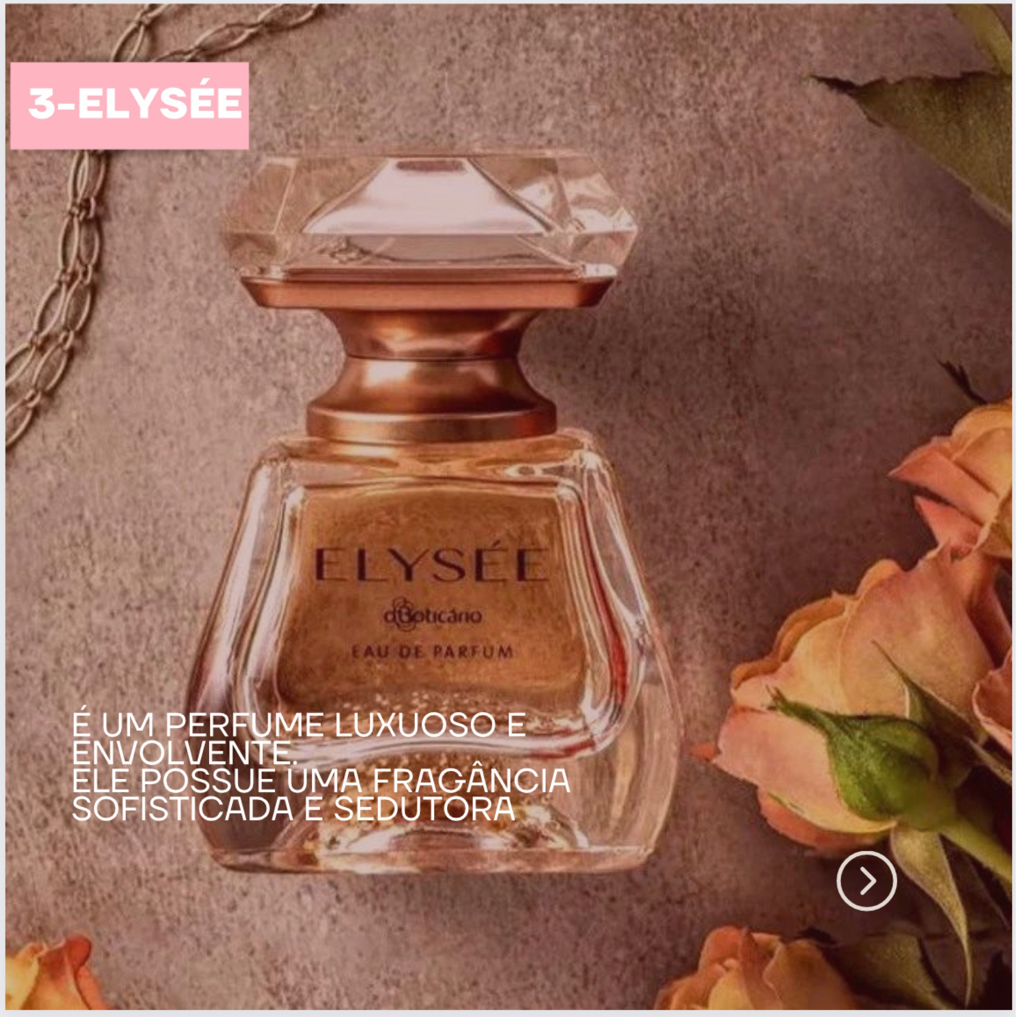 3- opção de presentes do dia dos namorados para Elas.🫶🏻🎁

Elysée com sua fragrância sofística e sedutora, esse é pra ficar na memória do boy.😍

#LTKbrasil #LTKstyletip