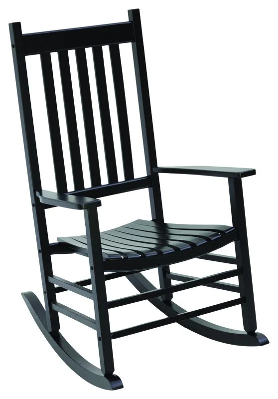 Jack-Post Knollwood Mission Rocker In Black | Walmart (US)