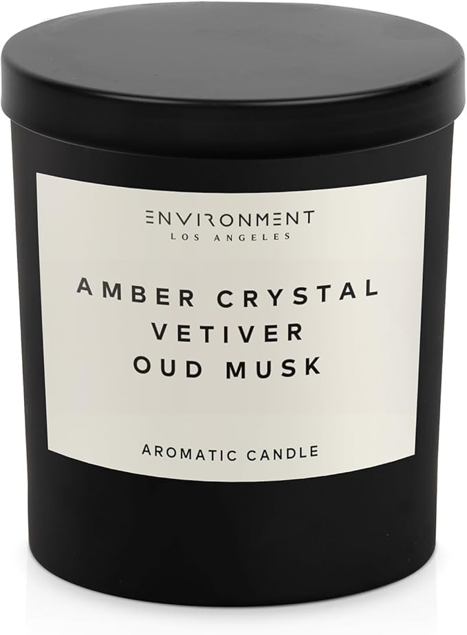 ENVIRONMENT Inspired by Designer Perfume BR540 Candle, 8oz Luxury Coconut Apricot Wax Candles for... | Amazon (US)