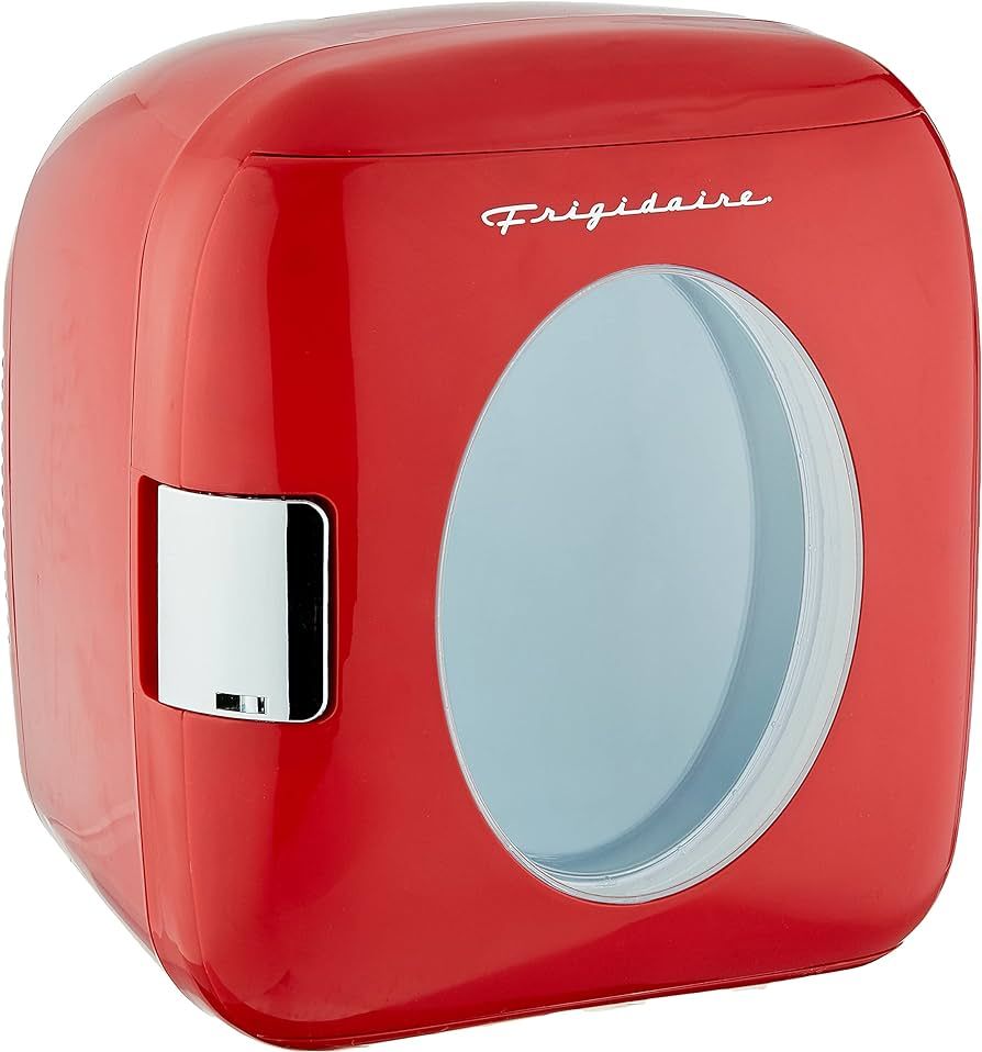 FRIGIDAIRE EFMIS462-RED 12 Can Retro Mini Portable Personal Fridge/Cooler for Home, Office or Dor... | Amazon (US)