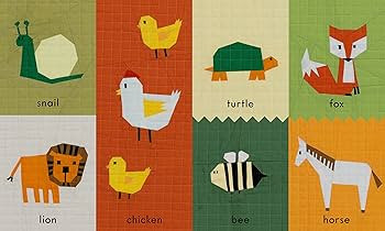 First Words with Cute Quilted Friends: A Padded Board Book for Infants and Toddlers featuring Fir... | Amazon (US)