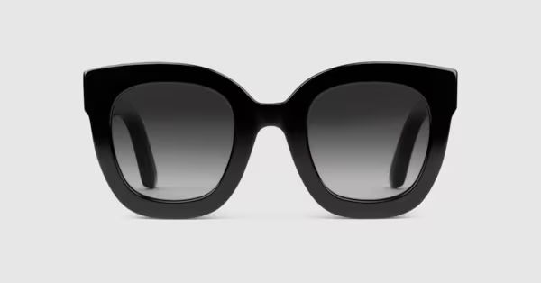 Round-frame acetate sunglasses with star | Gucci (US)