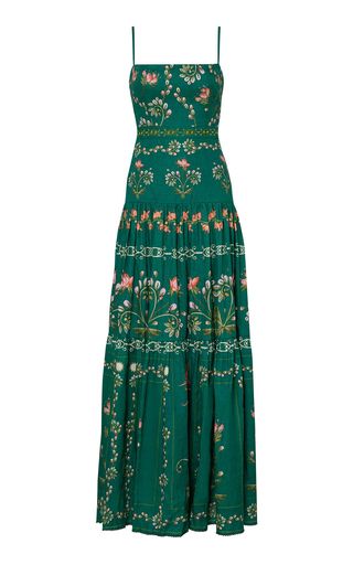 Lima Esmeralda Embroidered Linen Maxi Dress | Moda Operandi (Global)