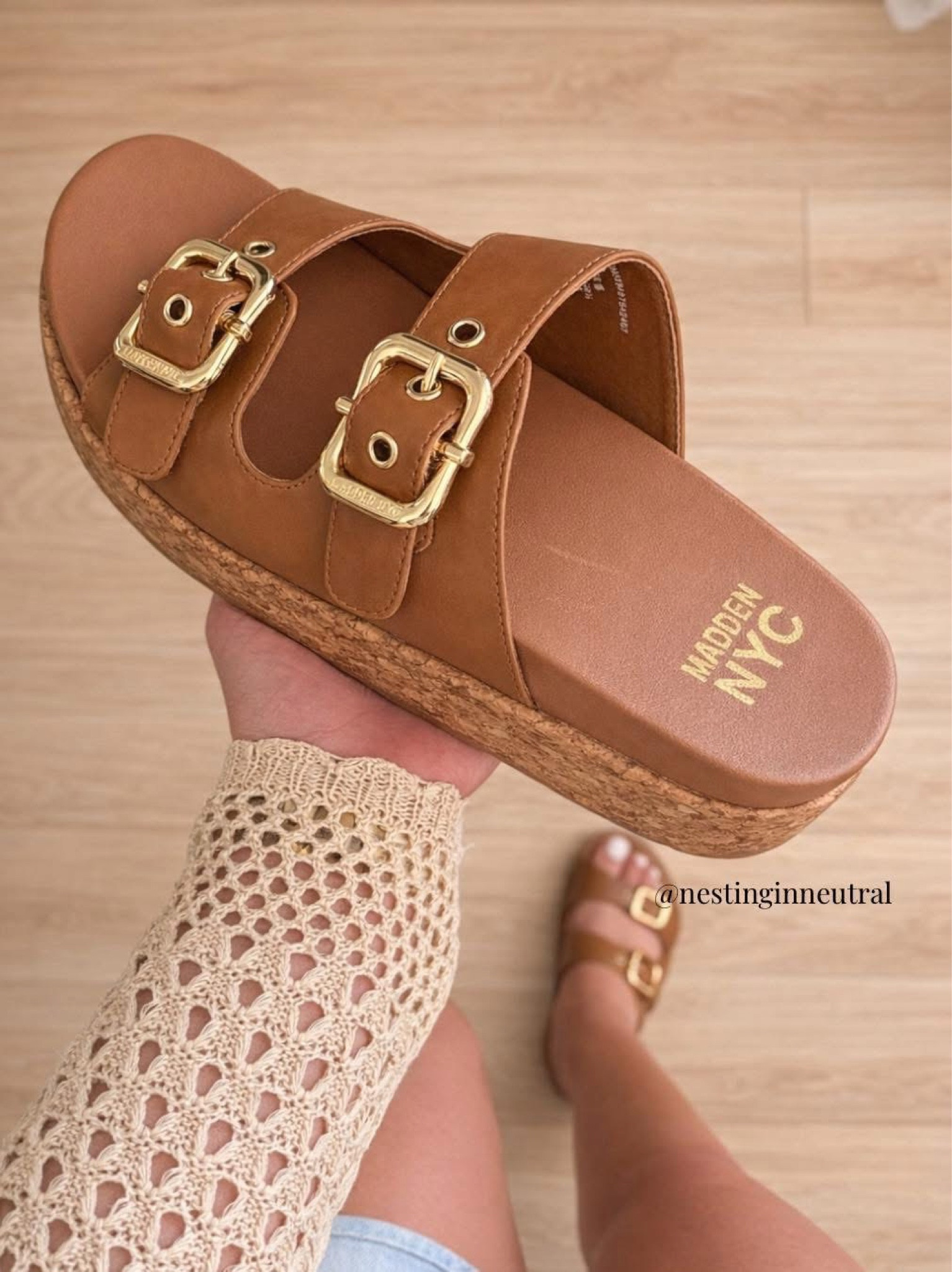 Whaaaat! Madden Girl sandals for only $28! 🤯
The most beautiful color and that gold hardware! You need them. 🫶🏻 

Sandals, summer, slides, buckle 

#LTKSeasonal #LTKWorkwear #LTKTravel