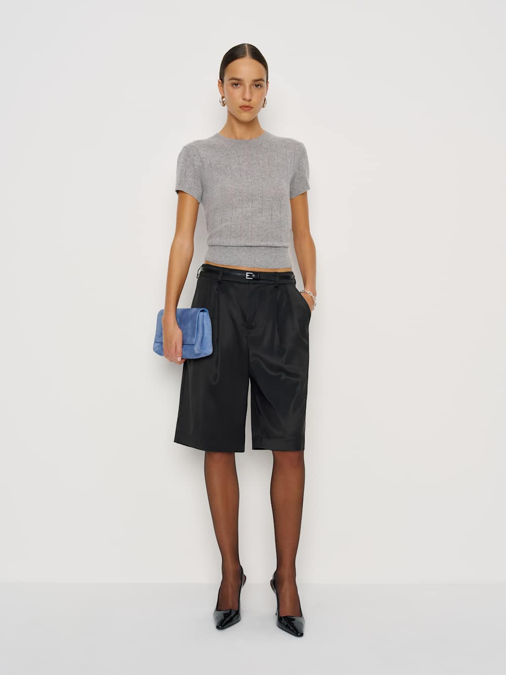 Drew Satin Short | Reformation (Global)