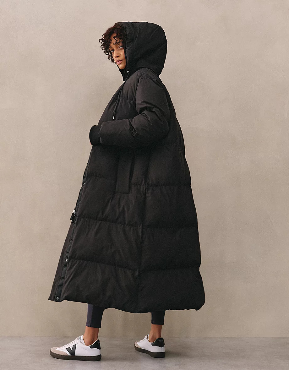 Down Filled Long Puffer Coat | The White Company UK & ROW